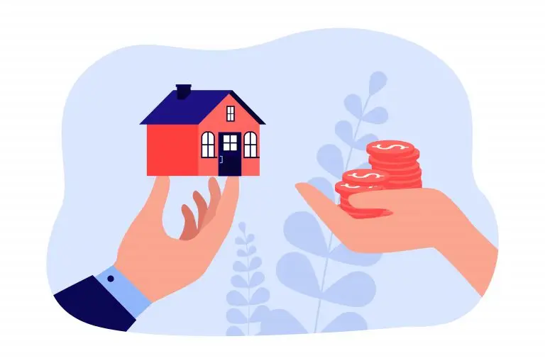 Offer to exchange house for cash money between agent and user