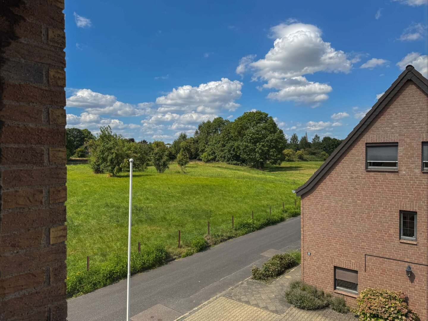 Blick aus dem Fenster