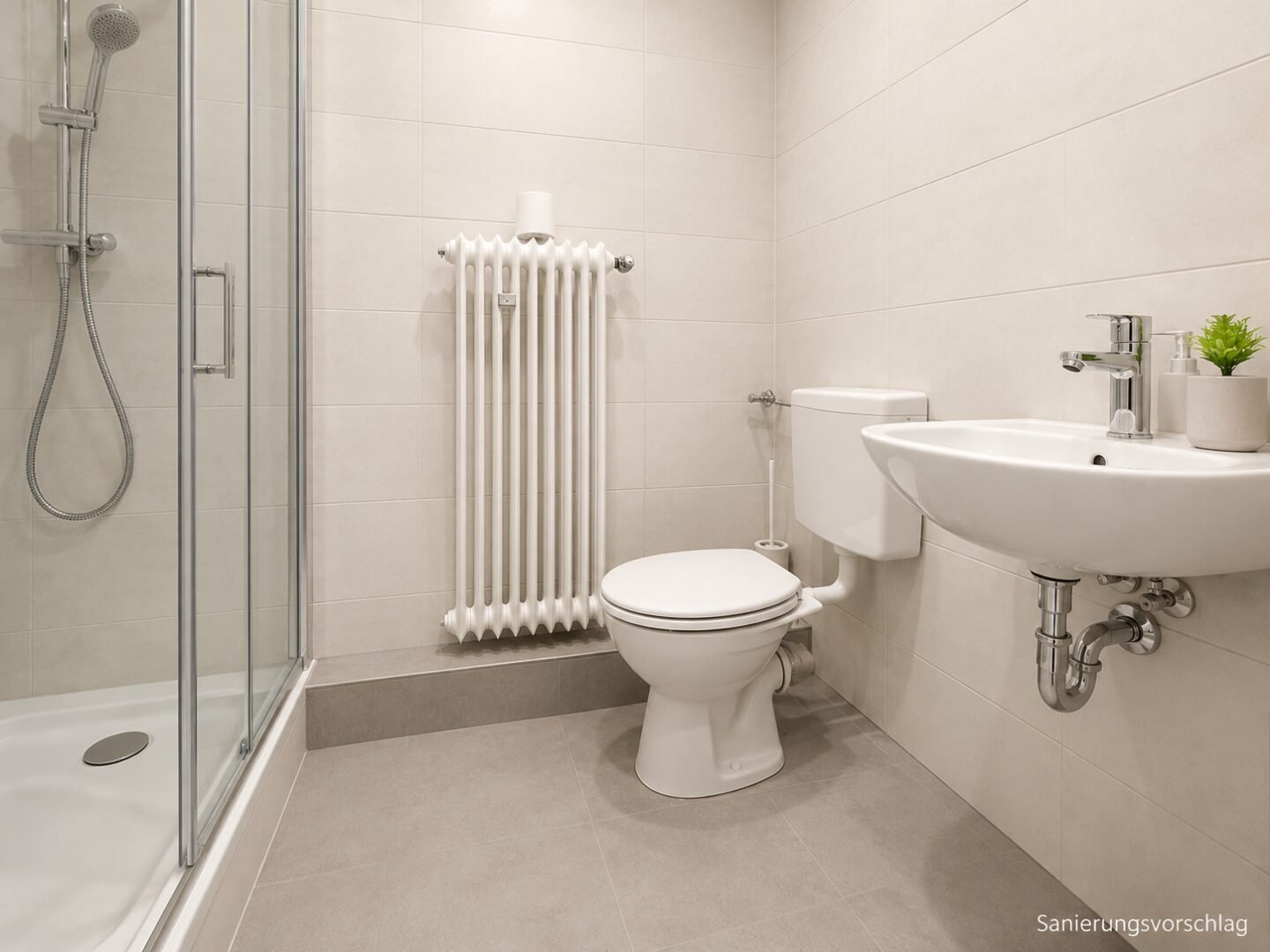 Badezimmer saniert